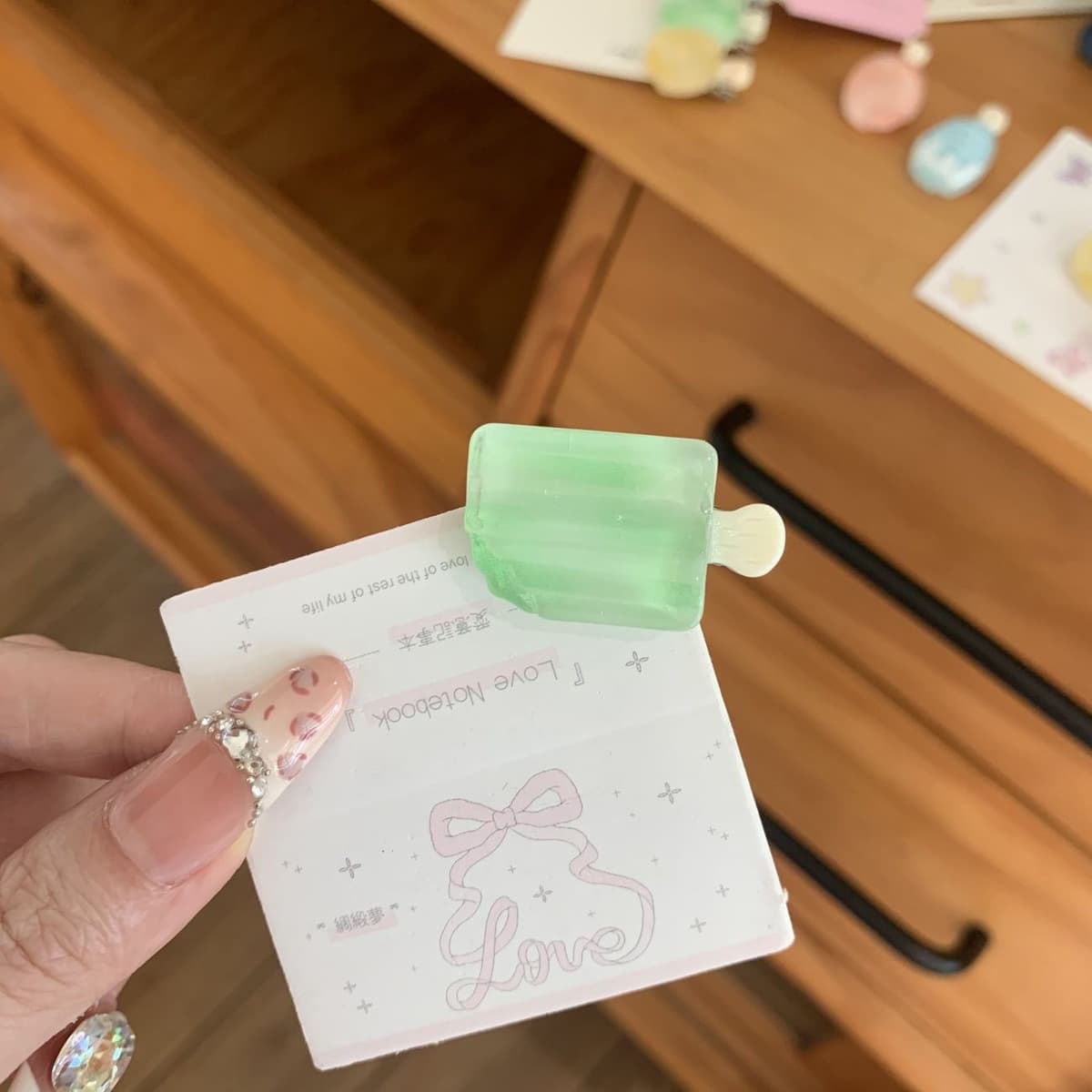 Заколка для мороженого ~ Симпатичные мини-творческие забавные мороженое