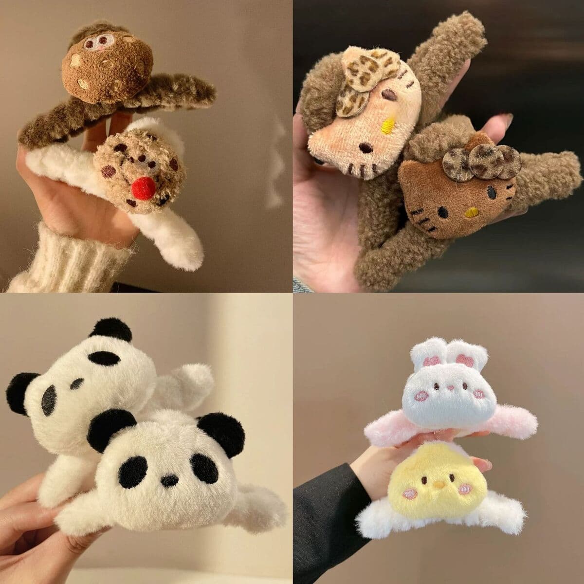 Корейская новая девушка двухсторонний Kt бант плюшевый захват мультфильм милый акула зажим высокая стоимость осенью и зимой