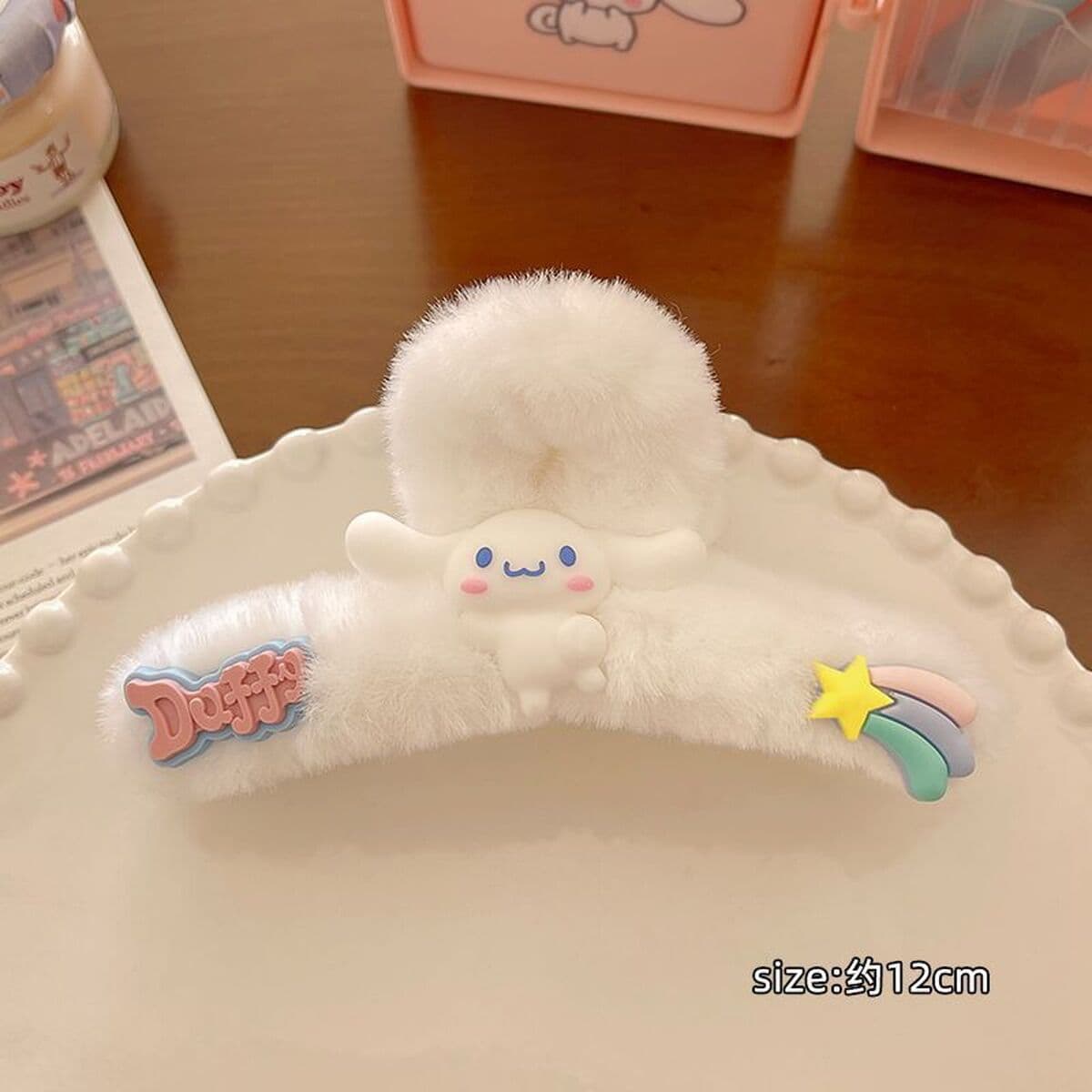 Корейская новая девушка двухсторонний Kt бант плюшевый захват мультфильм милый акула зажим высокая стоимость осенью и зимой