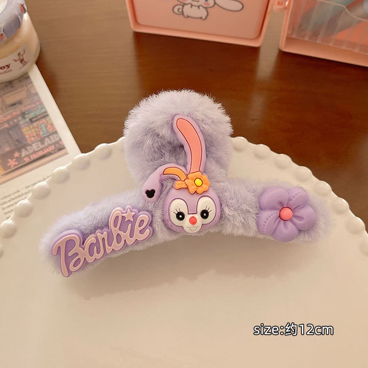 Корейская новая девушка двухсторонний Kt бант плюшевый захват мультфильм милый акула зажим высокая стоимость осенью и зимой