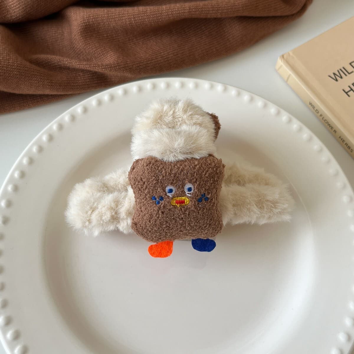 Корейская новая девушка двухсторонний Kt бант плюшевый захват мультфильм милый акула зажим высокая стоимость осенью и зимой