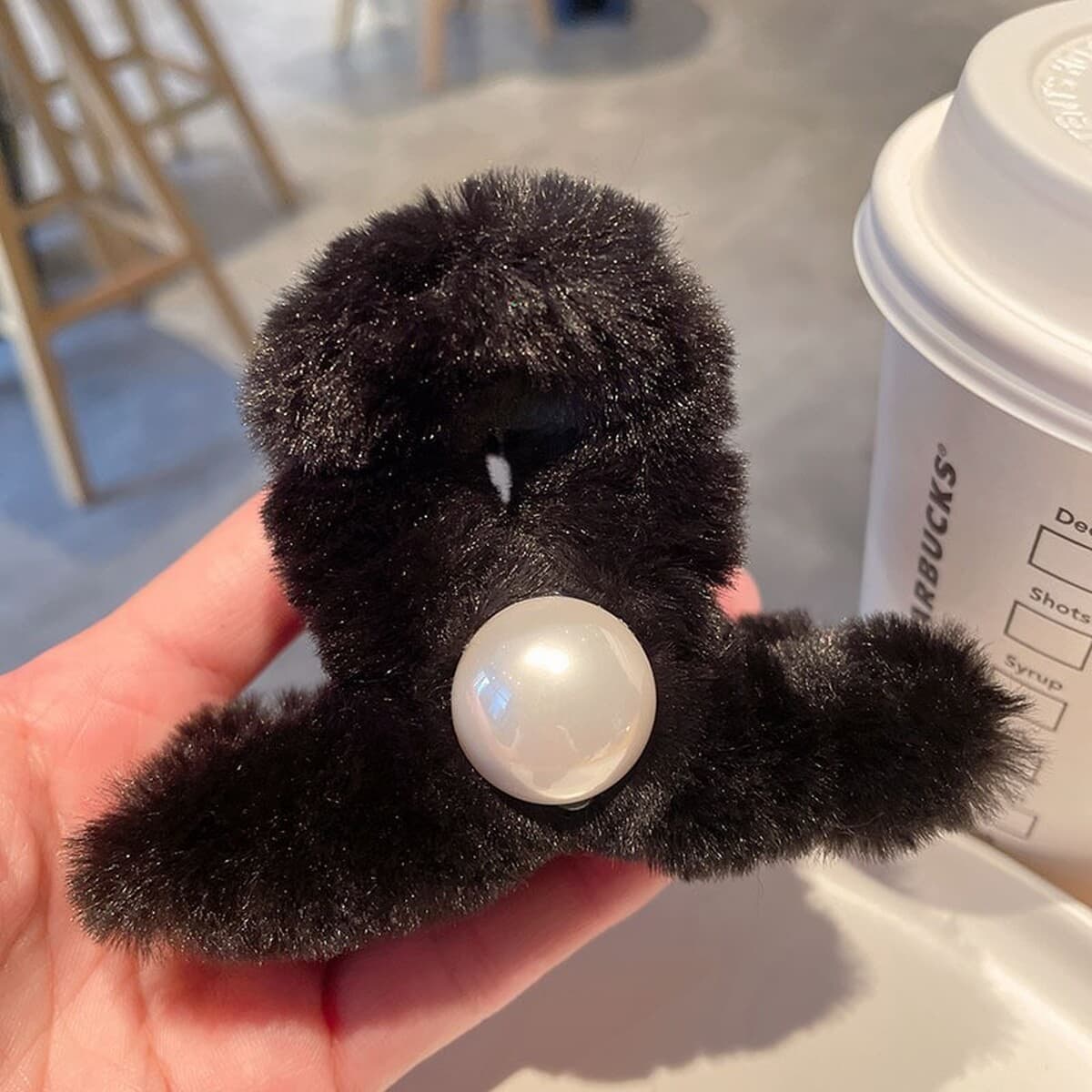 Корейская новая девушка двухсторонний Kt бант плюшевый захват мультфильм милый акула зажим высокая стоимость осенью и зимой