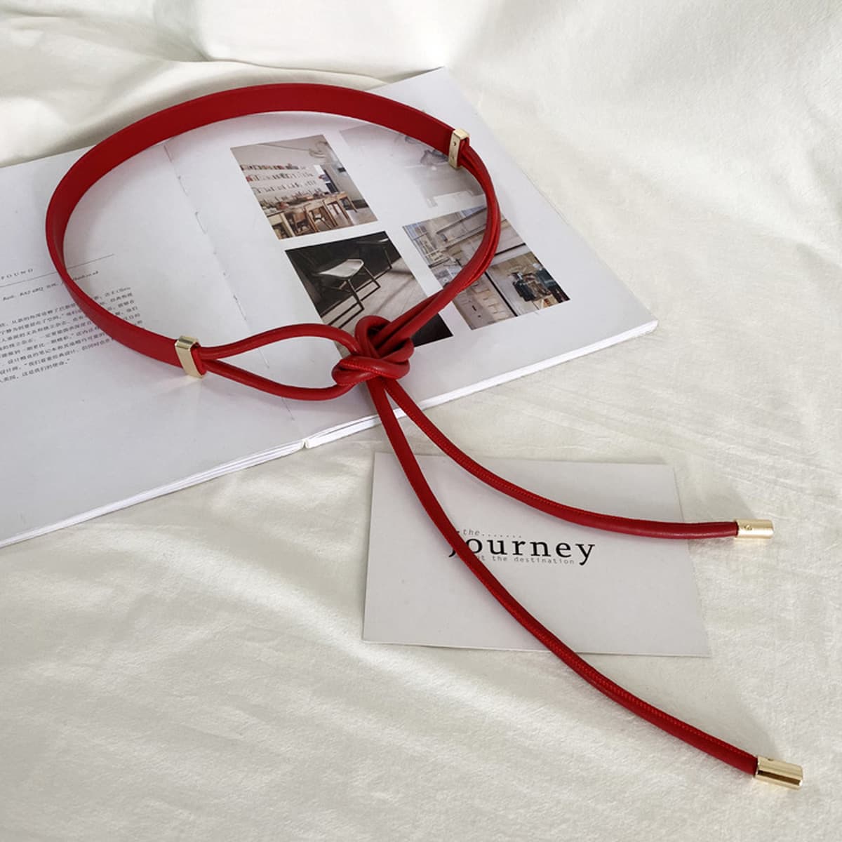 Женское тонкое декоративное платье с узелком и поясом, модное универсальное пальто-свитер с плотной талией, маленький пояс,...