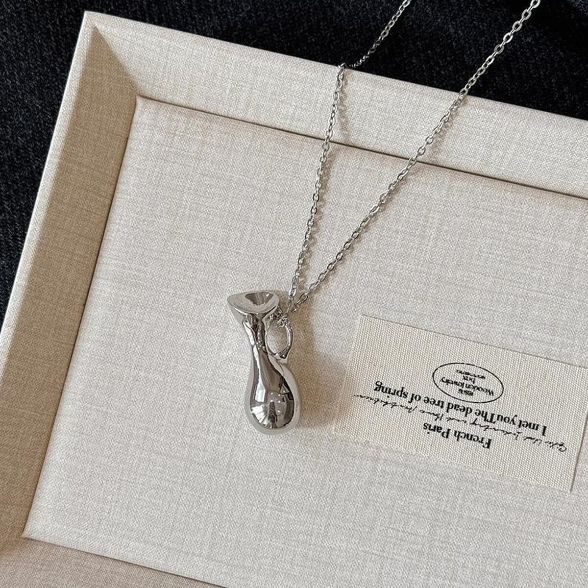 Ожерелье с подвеской в минималистском стиле для женщин на осень и зиму, универсальное, простое, модное, повседневное,...