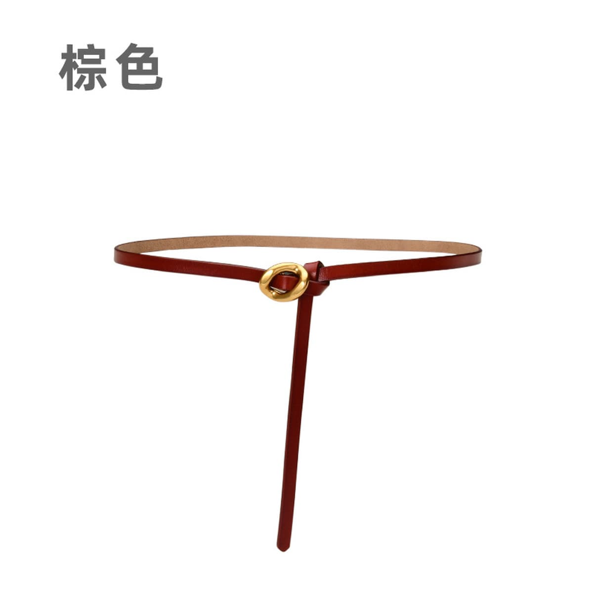 Кожаный ремень женский тонкий пояс украшение с платьем тонкий ремень небольшой ароматный ремень на талии ретро пояс...