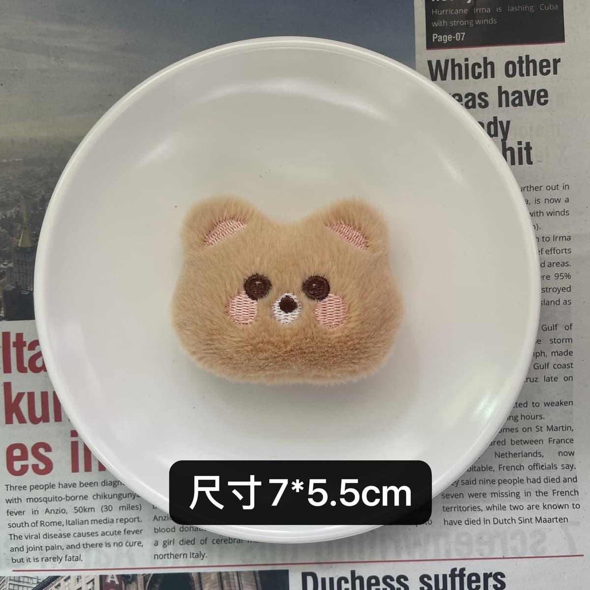 Мультяшная плюшевая кукла лягушка медвежонок кролик маленькая панда брошь аксессуары для одежды обувь шапка носки DIY...