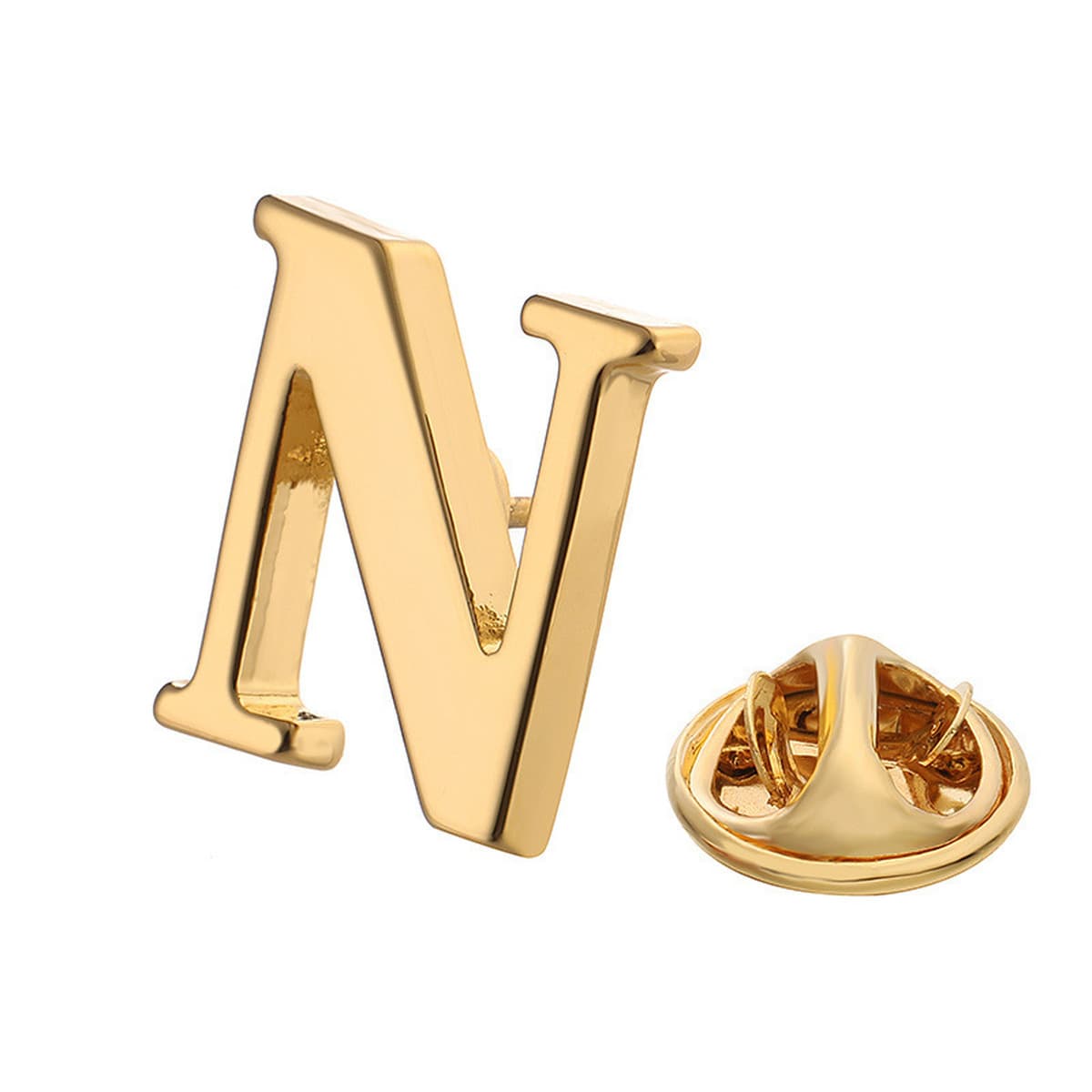 Трансграничные горячие продажи английские буквенные броши мужские и женские пиджаки рубашки с воротником простой корсажный...