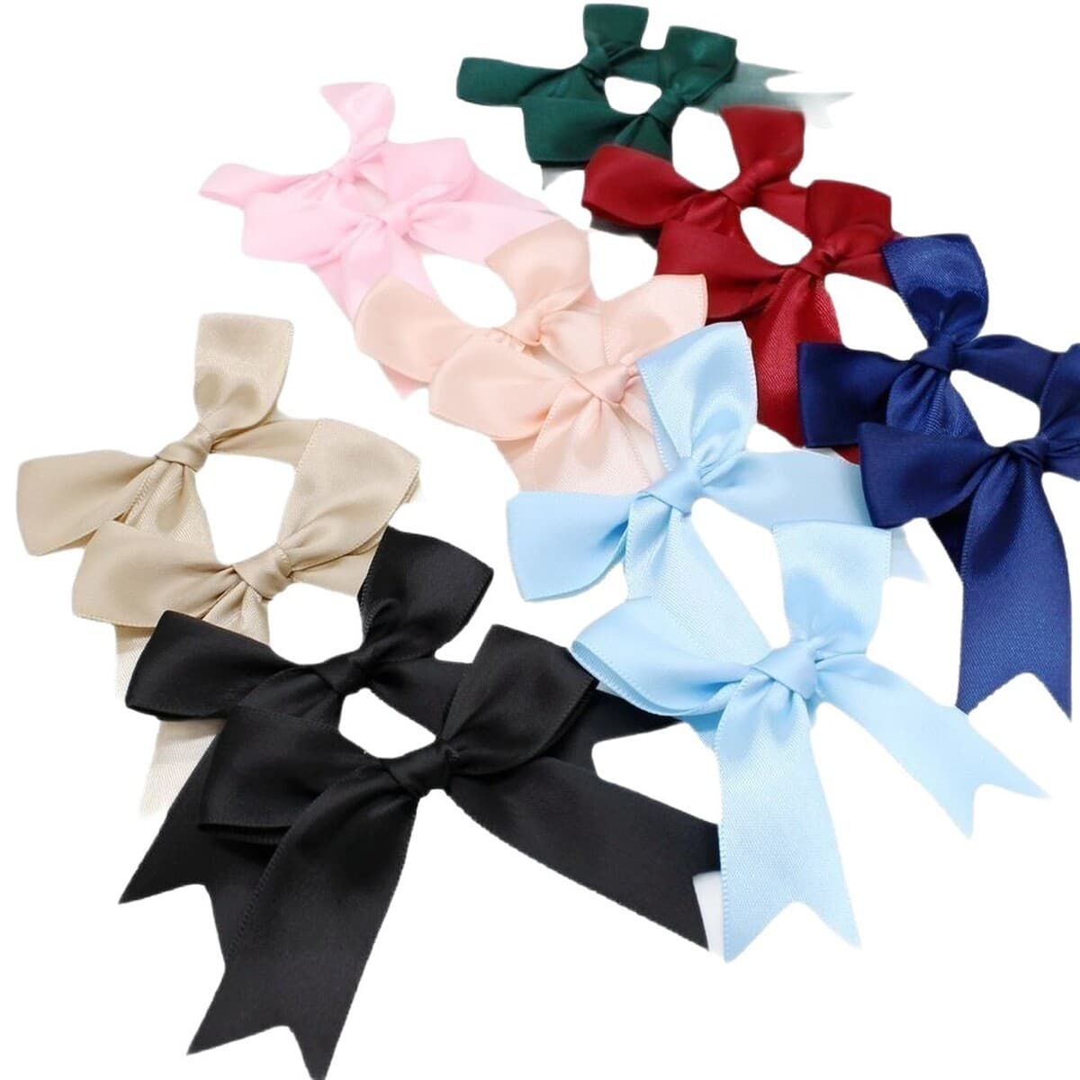 Атласная лента в стиле ins, бантик «ласточкин хвост», лесной стиль, литературная заколка для волос, головной убор, сумка,...