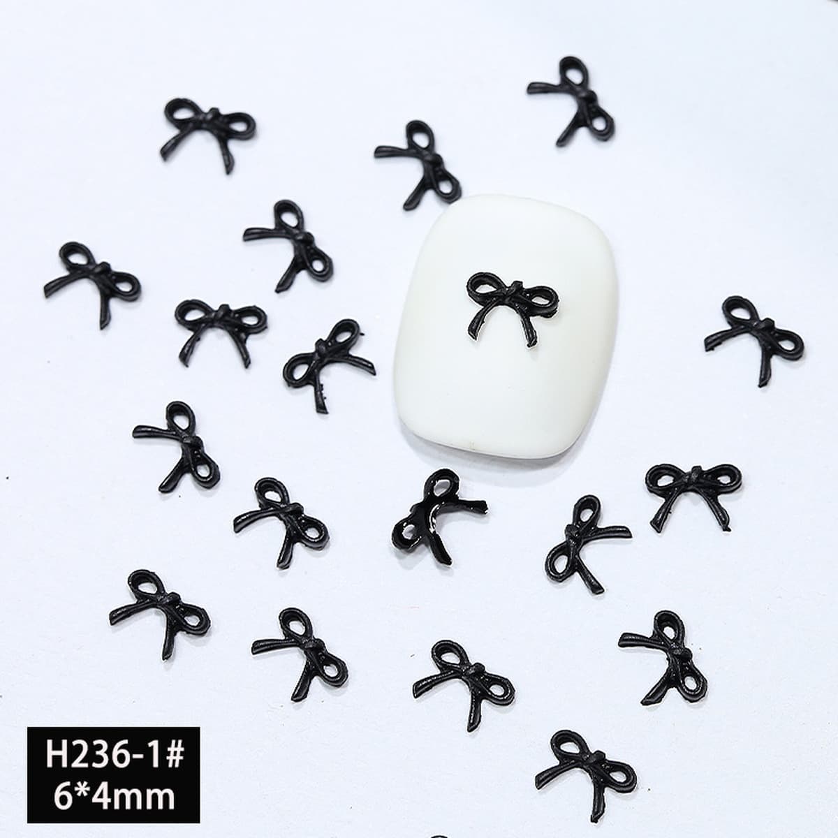 Маленький красный каллиграфический стиль винно-красный бант маникюр декоративный автомобиль вишня красный мини-смола...