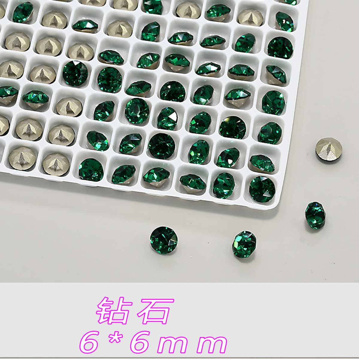 Замена смешанной партии K9, высококачественные изумрудные стразы для дизайна ногтей с заостренными спинками, оптовая продажа...