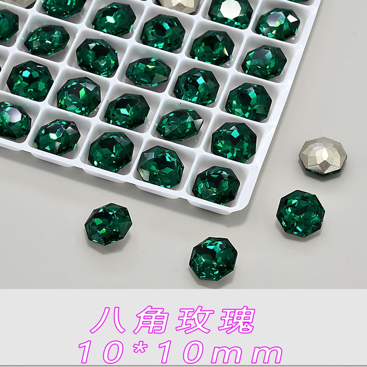 Замена смешанной партии K9, высококачественные изумрудные стразы для дизайна ногтей с заостренными спинками, оптовая продажа...