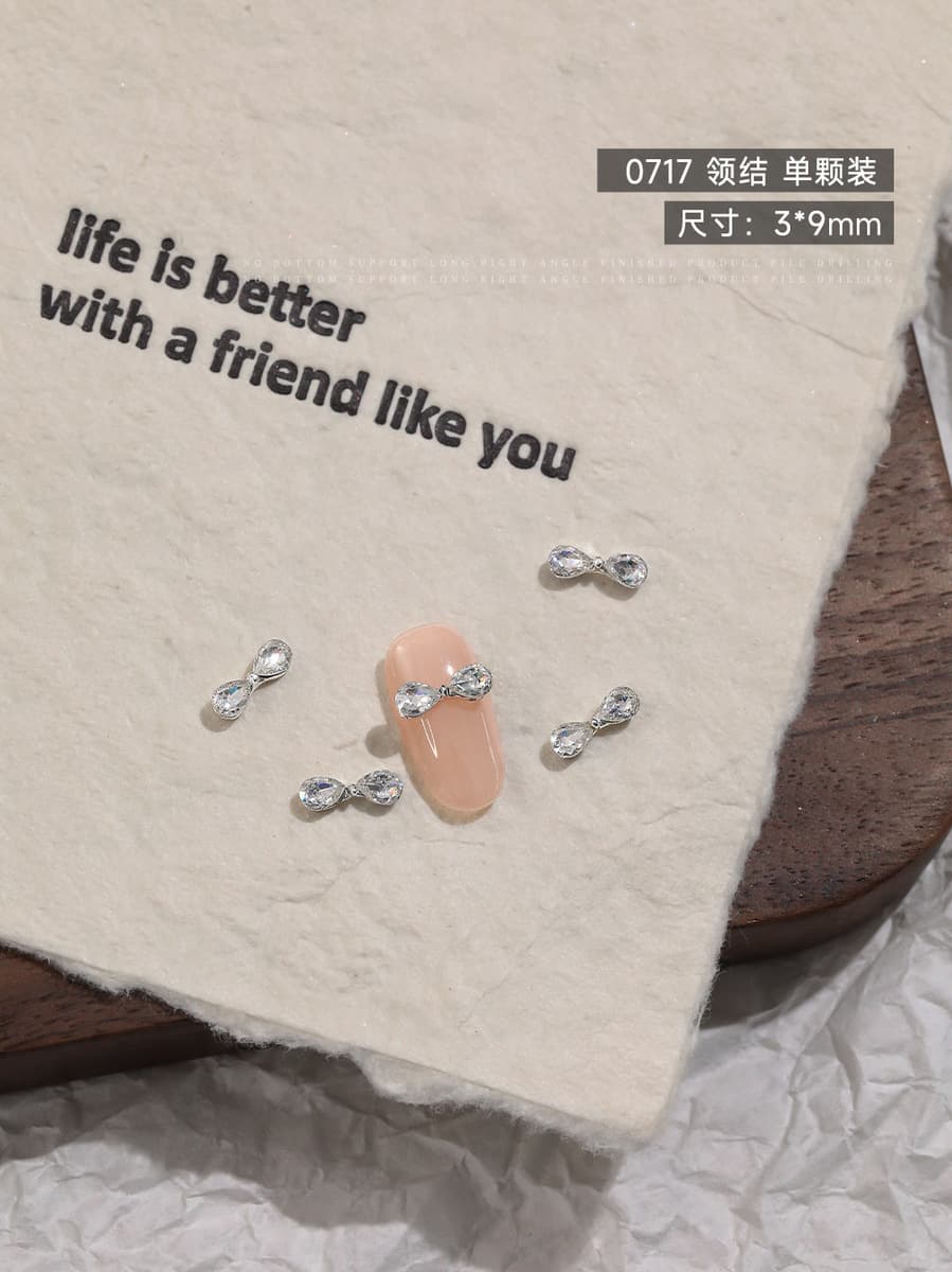 Net Red тот же маникюрные украшения с бантом-галстуком аксессуары