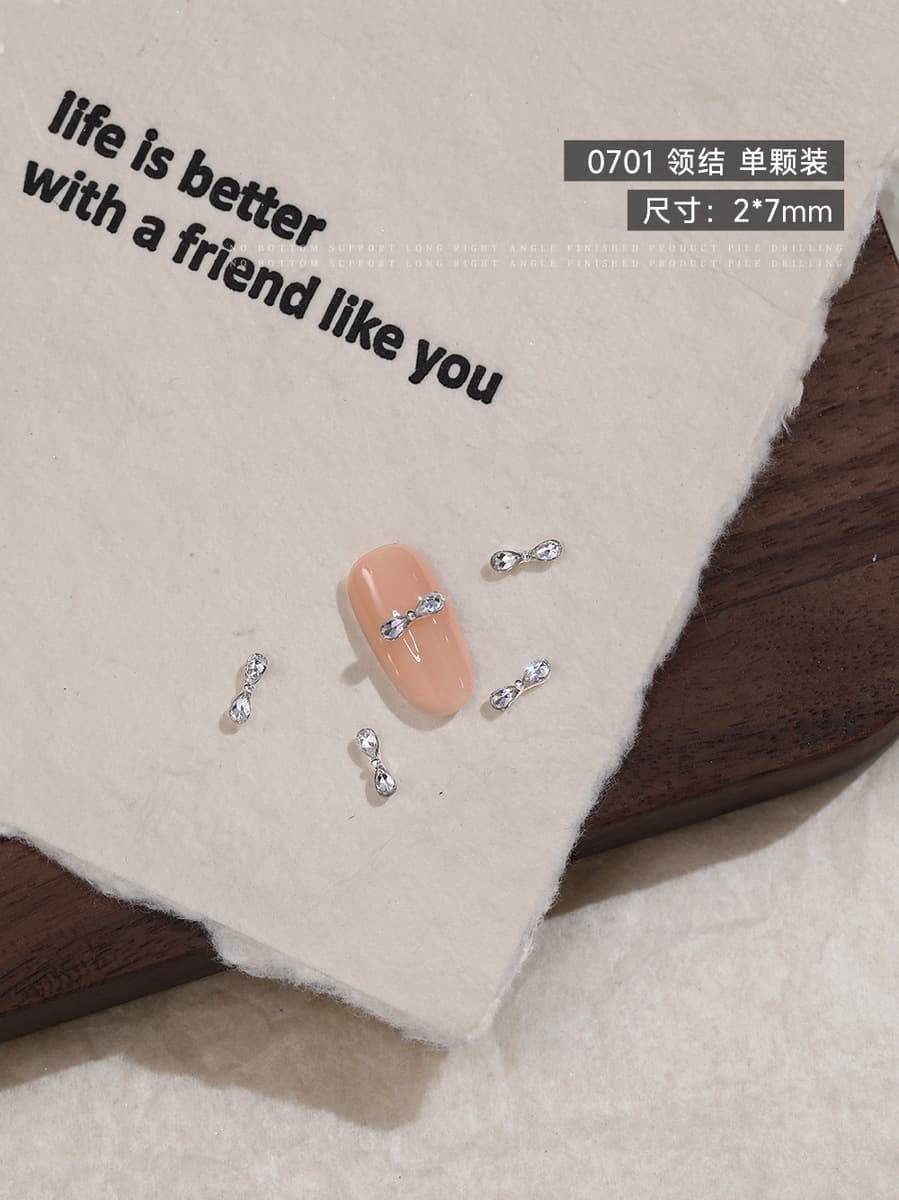 Net Red тот же маникюрные украшения с бантом-галстуком аксессуары