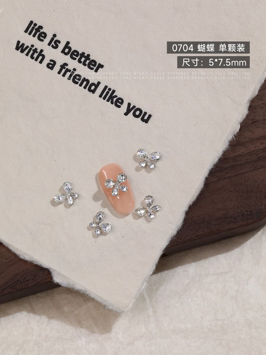 Net Red тот же маникюрные украшения с бантом-галстуком аксессуары