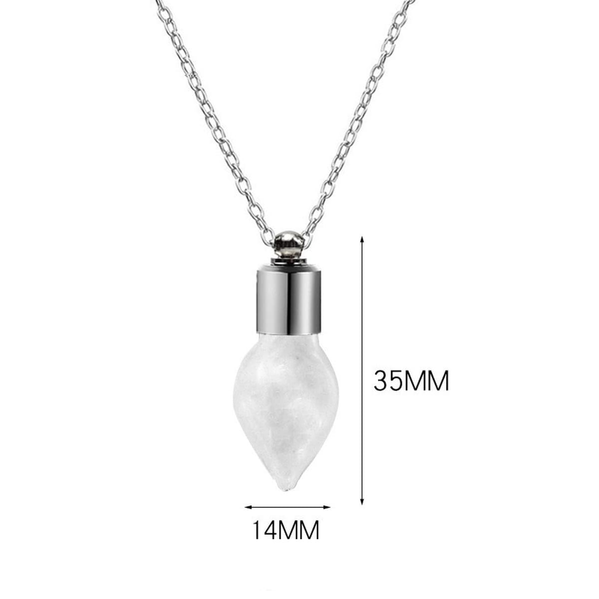 Фабрика оптовая завинченная проволока может открыть мини-желание стеклянная бутылка ожерелье дрейфовая бутылка подвеска