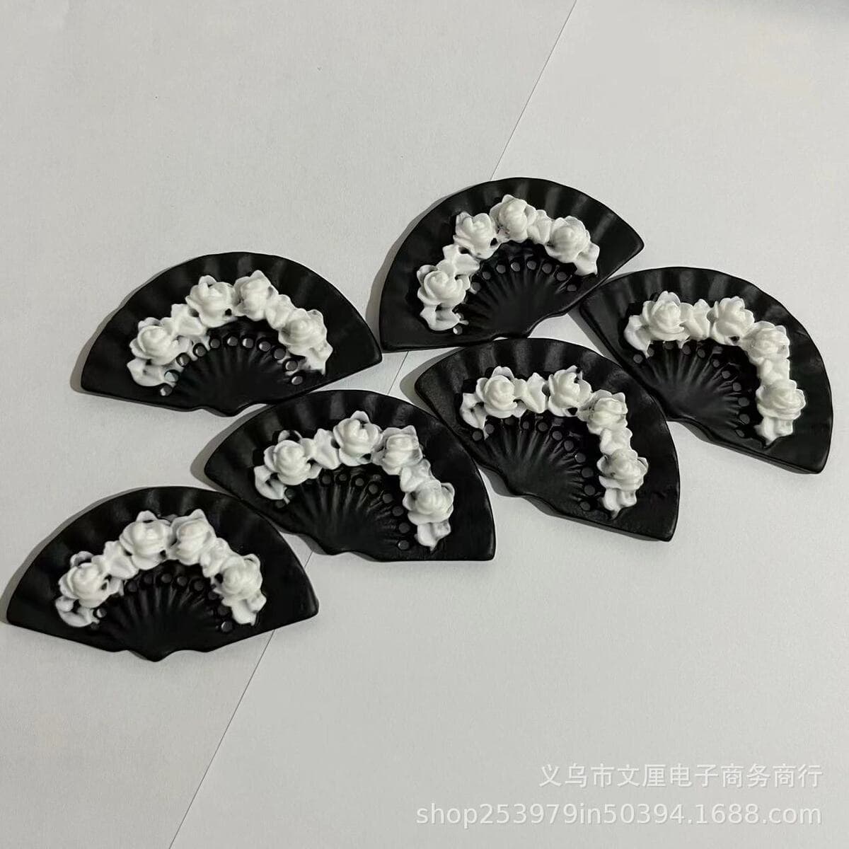 Новый Темный слепой ящик периферийный декоративный рельефный вентилятор трехмерный DIY кремовый гелевый штамп для волос...