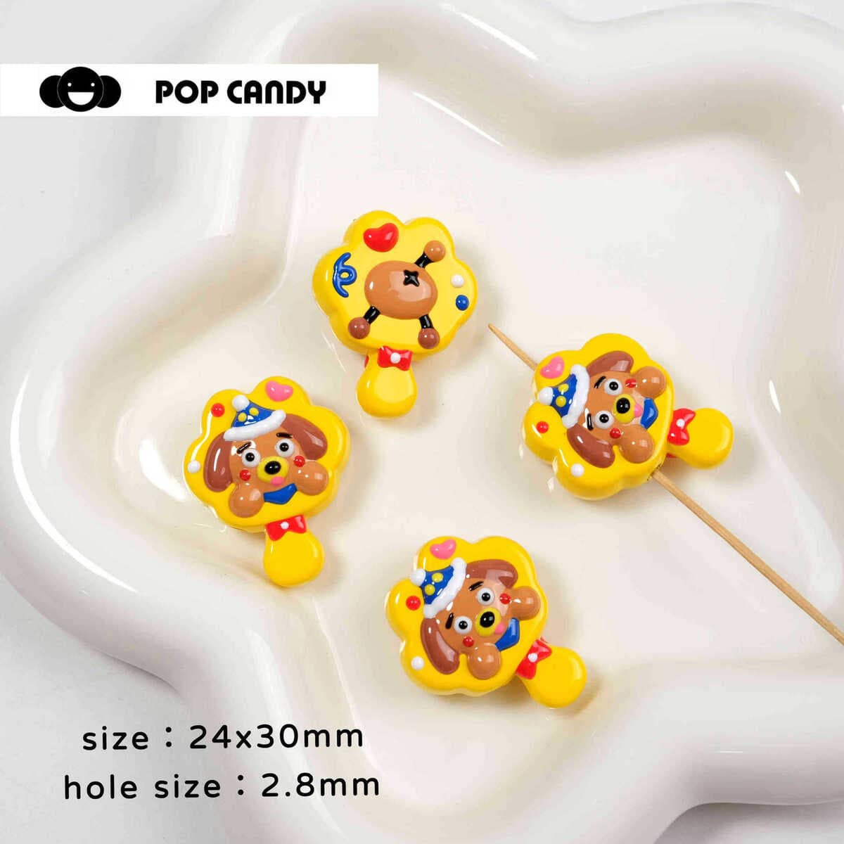 Мультяшные милые бусины ручной работы, сделанные своими руками, браслет, сумка, подвесное ожерелье, серьги, ювелирные...