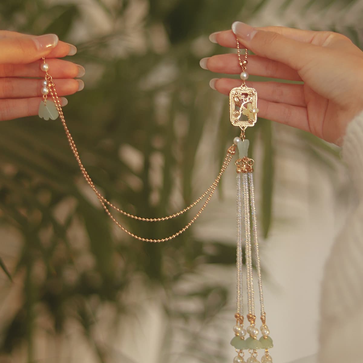 Национальная Мода Стиль Чонсам переднее подвесное платье аксессуары кисточка ханьфу древний костюм Подвеска Ретро аксессуары...