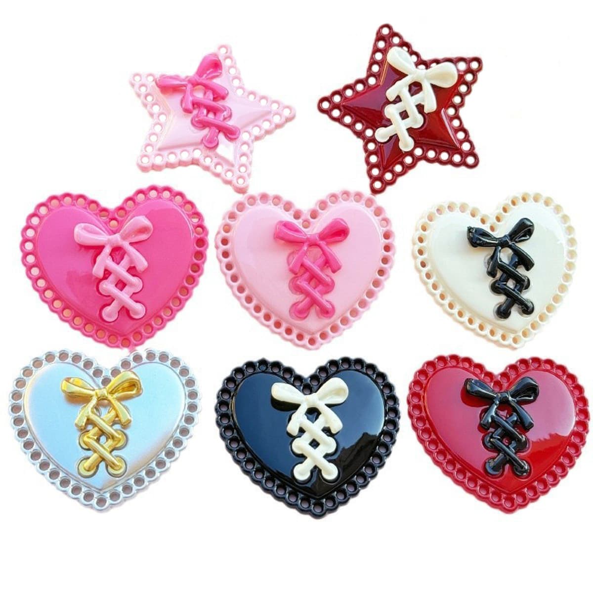 Новый стиль Лолита бант Акриловый ювелирный аксессуар для мобильного телефона чехол для волос обувь цветочный материал