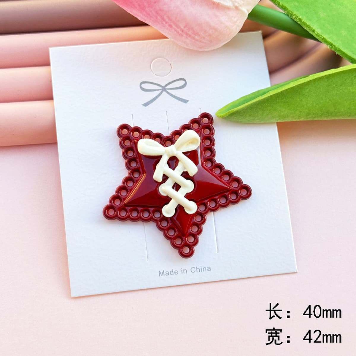 Новый стиль Лолита бант Акриловый ювелирный аксессуар для мобильного телефона чехол для волос обувь цветочный материал