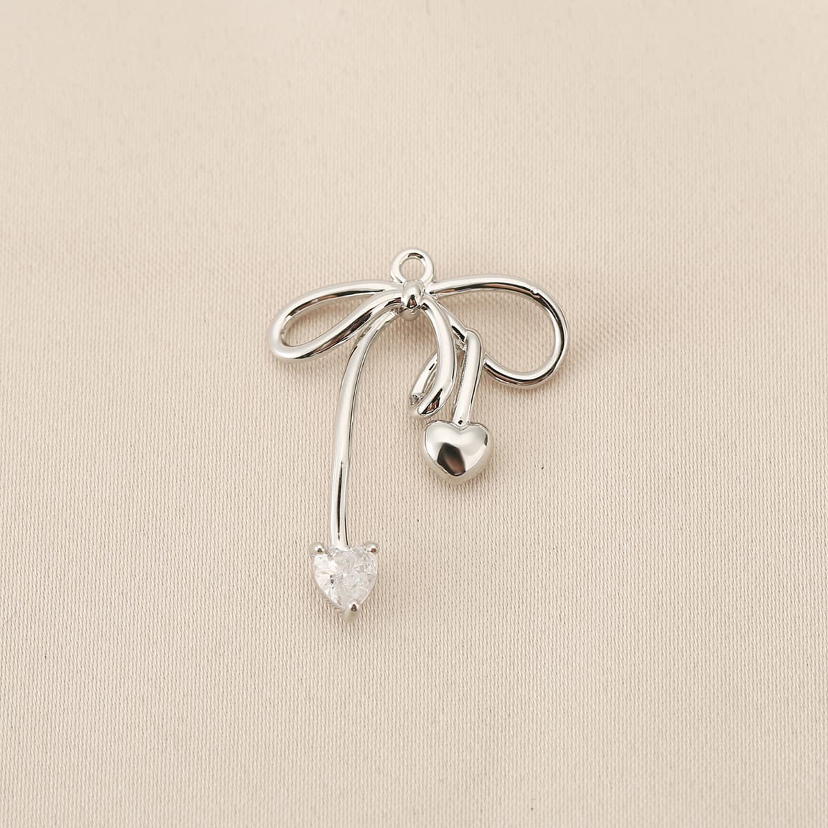 Медные аксессуары для рукоделия с сохранением цвета, покрытые 18-каратным золотом, в форме банта, для подвесок, серег,...