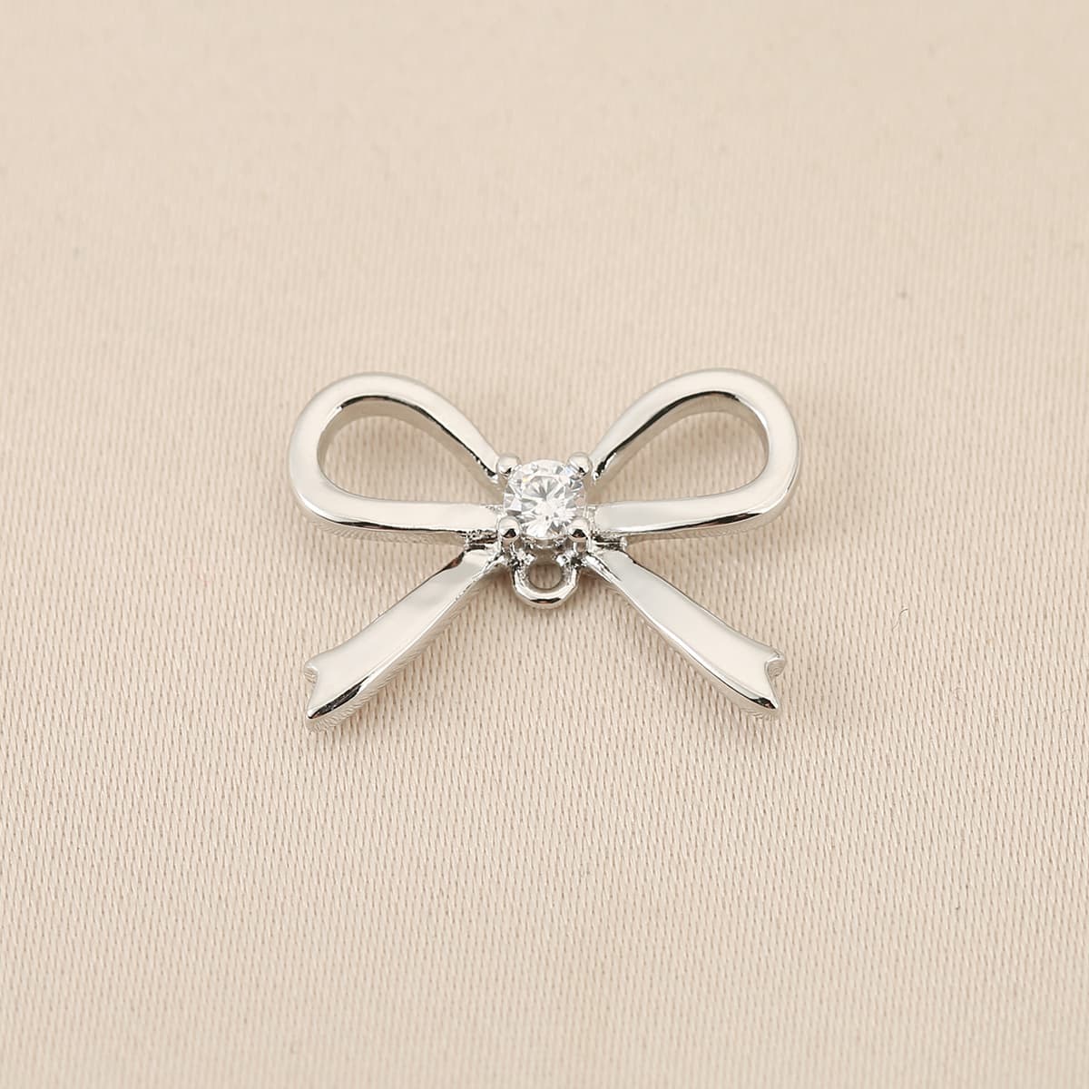 Медные аксессуары для рукоделия с сохранением цвета, покрытые 18-каратным золотом, в форме банта, для подвесок, серег,...