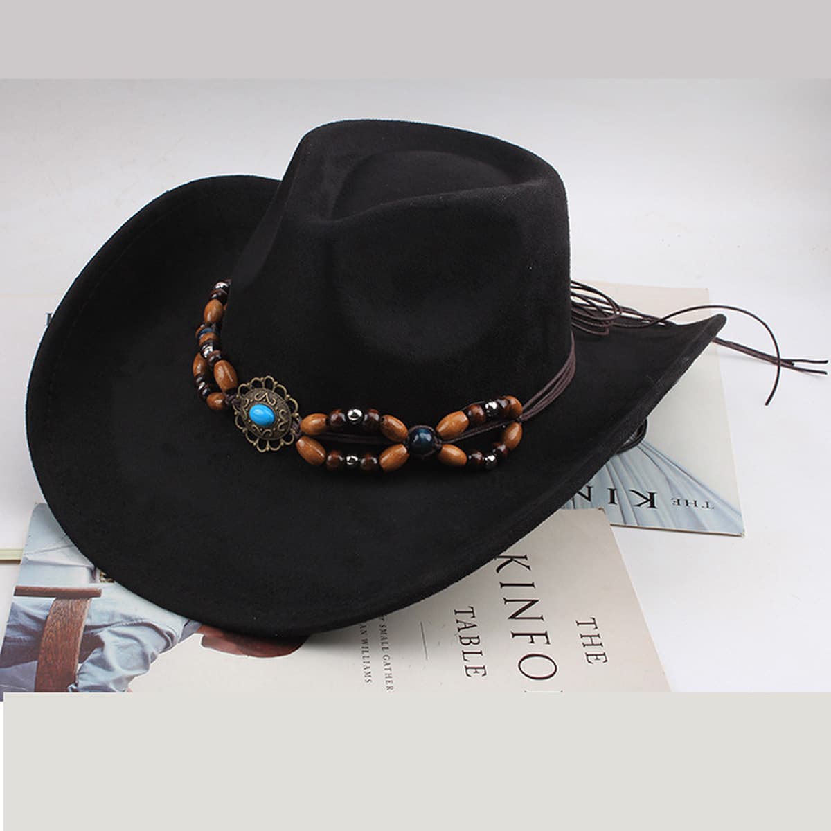 Внешняя торговля Западный джинсовый стиль тибетский бычий аксессуар модный цилиндр