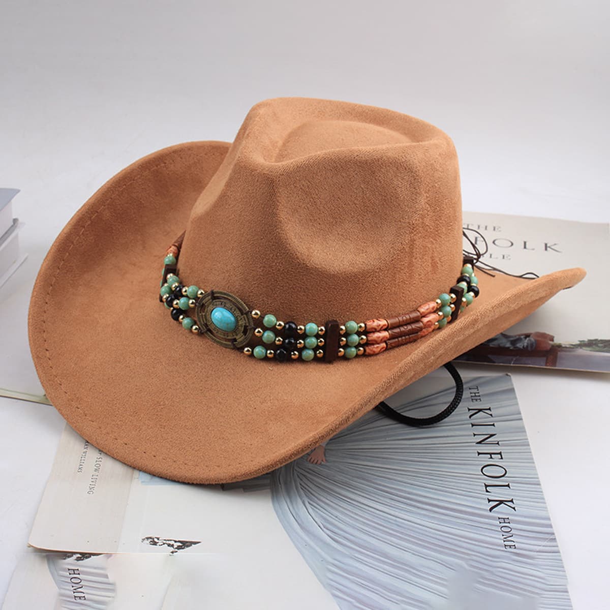 Внешняя торговля Западный джинсовый стиль тибетский бычий аксессуар модный цилиндр