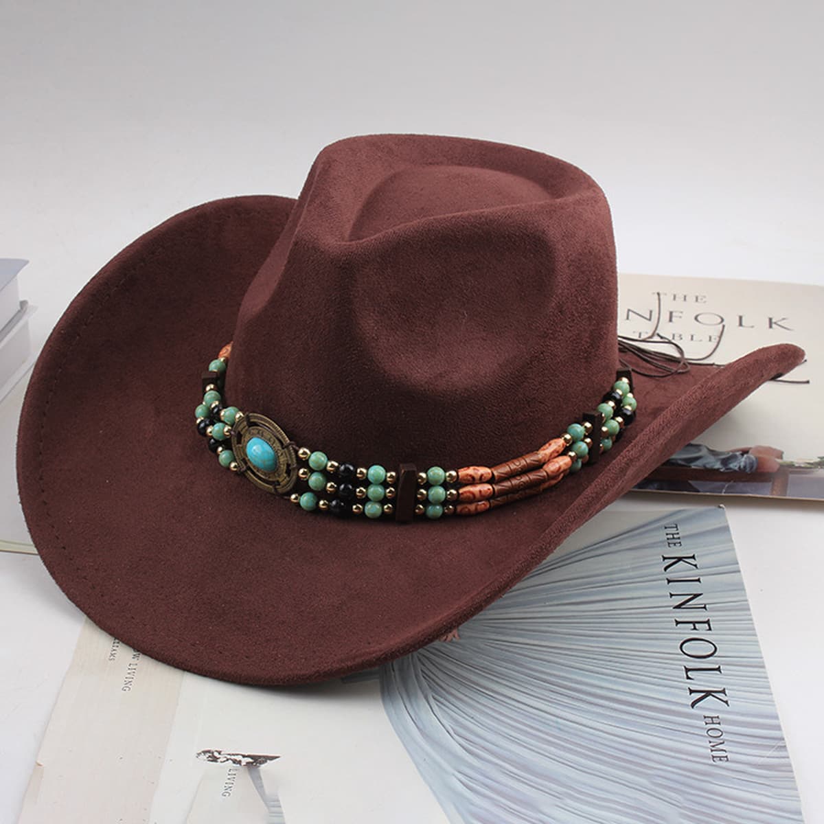 Внешняя торговля Западный джинсовый стиль тибетский бычий аксессуар модный цилиндр