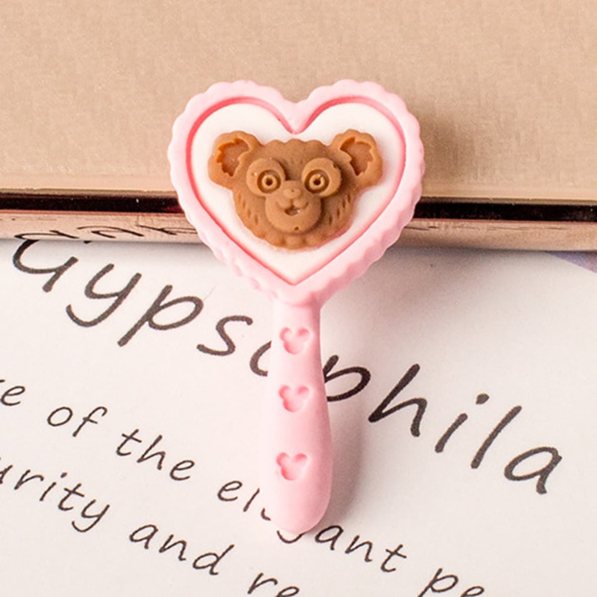 Кролик медведь зеркало аксессуары из смолы крем клей капельный клей чехол для телефона вешалка Аксессуары для волос...