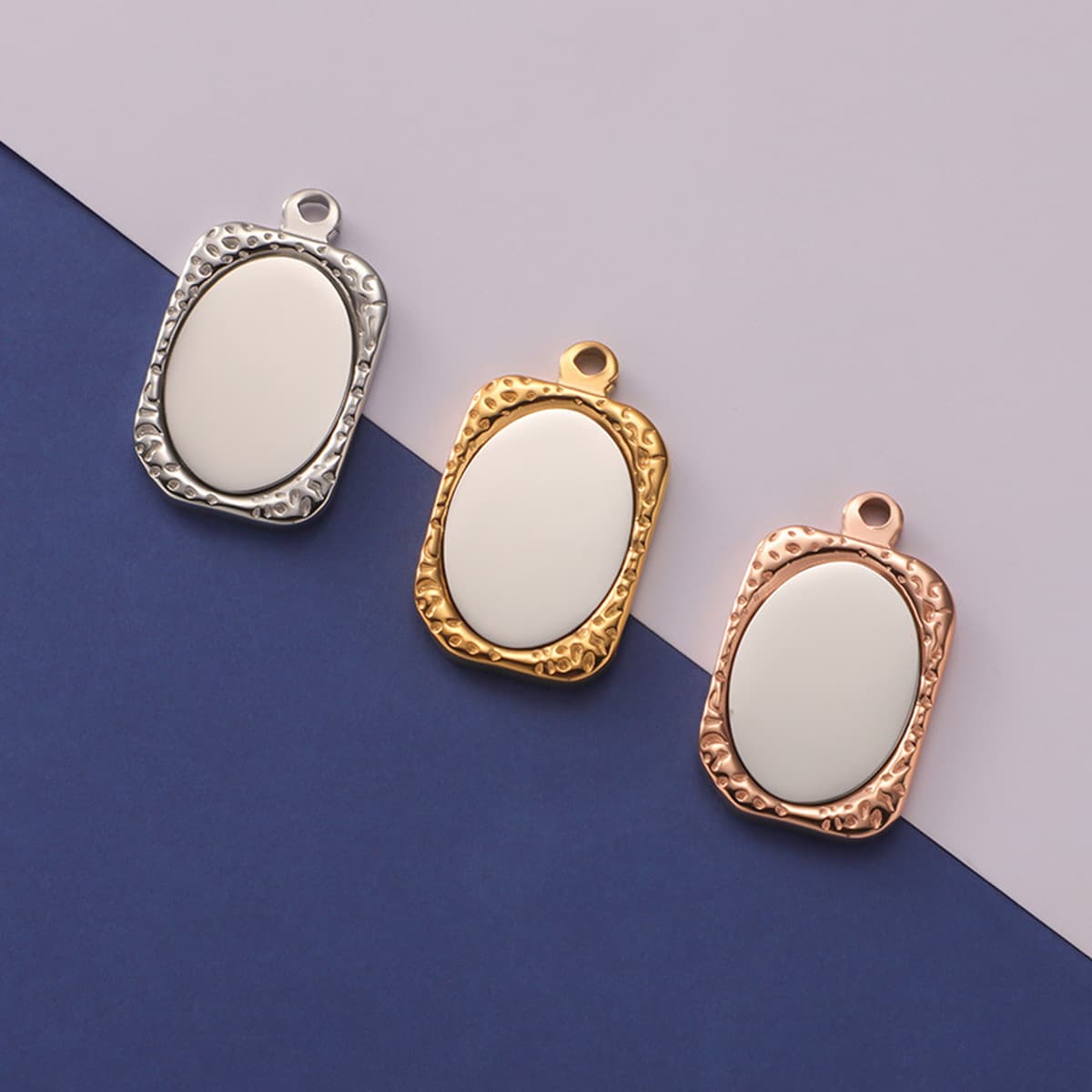 Трансграничные горячие продажи Зеркало из нержавеющей стали геометрические аксессуары DIY глянцевое лазерная надпись...