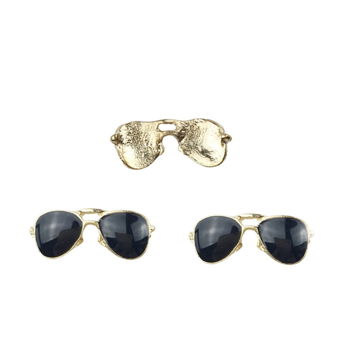 Корейские аксессуары для волос ручной работы материал медведь солнцезащитные очки DIY аксессуары из сплава головной убор...