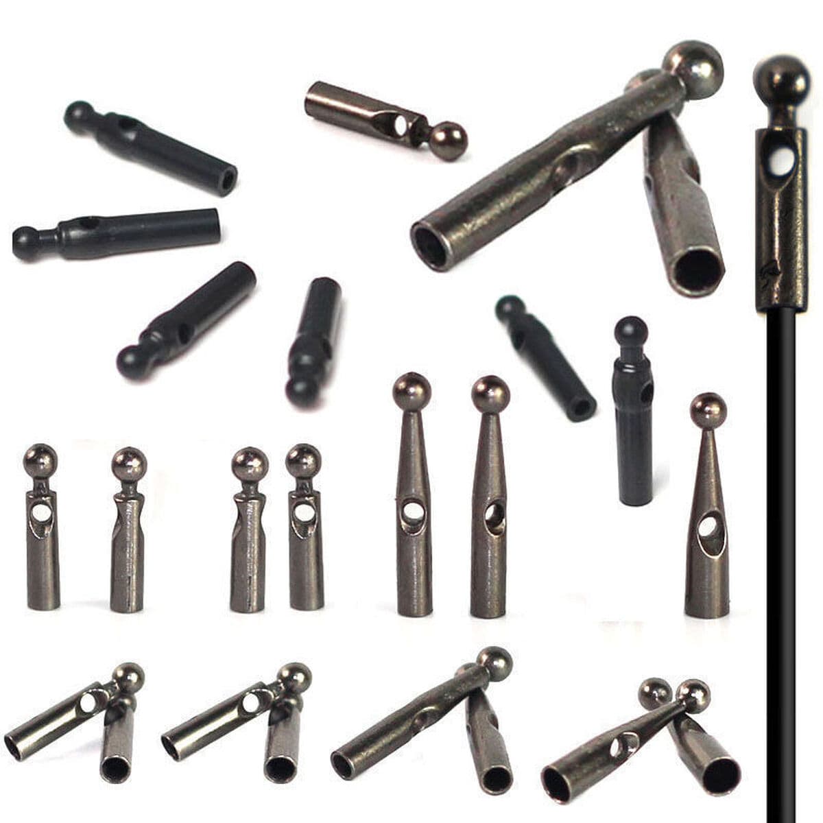 Высококлассный зонт с металлическим хвостовым бусинным зонтиком аксессуар для зонтика Солнечный зонтик маленький черный зонт