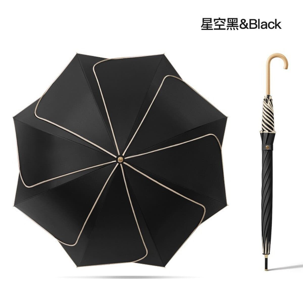 Эксклюзивная трансграничная поставка зонтов-лепестков двойного назначения для солнечной и дождливой погоды, с ручкой из...