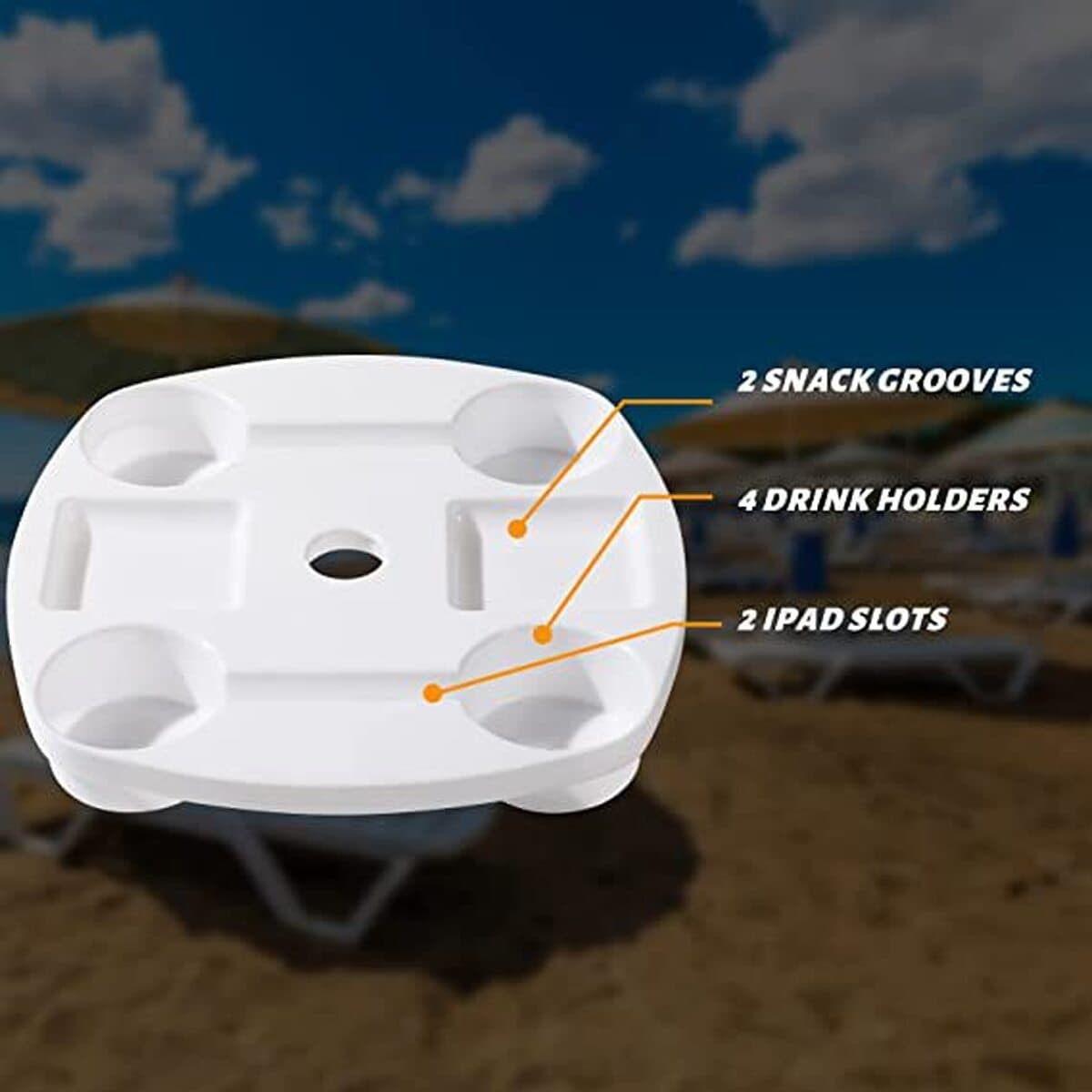 Пляжный зонт для улицы, пластиковый поднос, античашка, аксессуары для мобильных телефонов, оптовая продажа