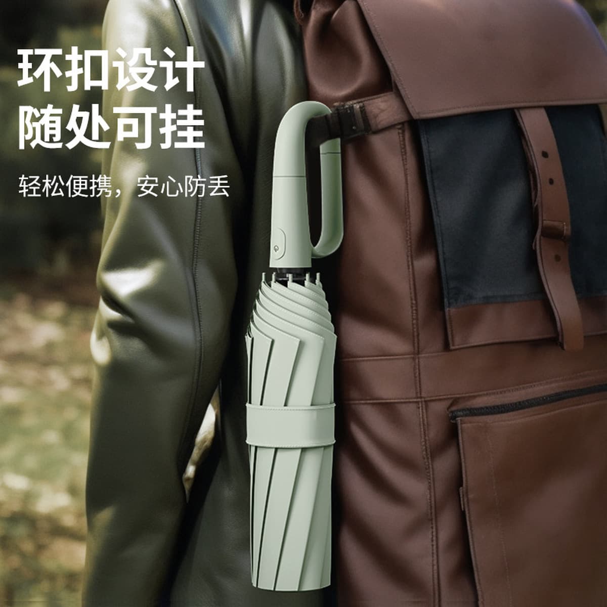 60 костяные кольца пряжка зонтик Дождь женский виниловый солнцезащитный зонтик зонтик полный автоматический зонтик рекламный...