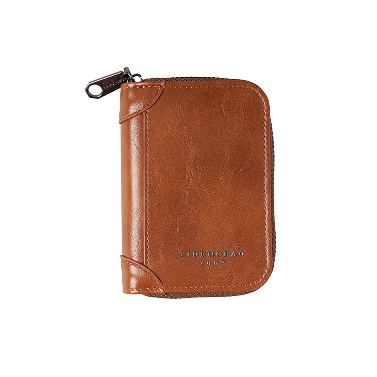 Кошелек для кредитных карт, мужской ретро-кошелек с несколькими отделениями для карт и монет, вертикальный кошелек на молнии...