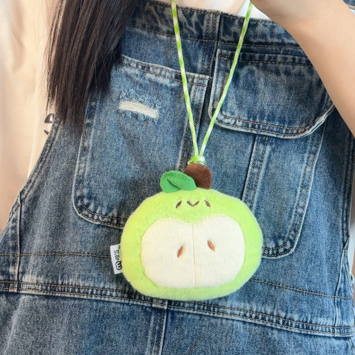 Кошка Фан Оригинальная милая сумка из красного яблока с шеей фруктовая сумка-картная сумка для наушников