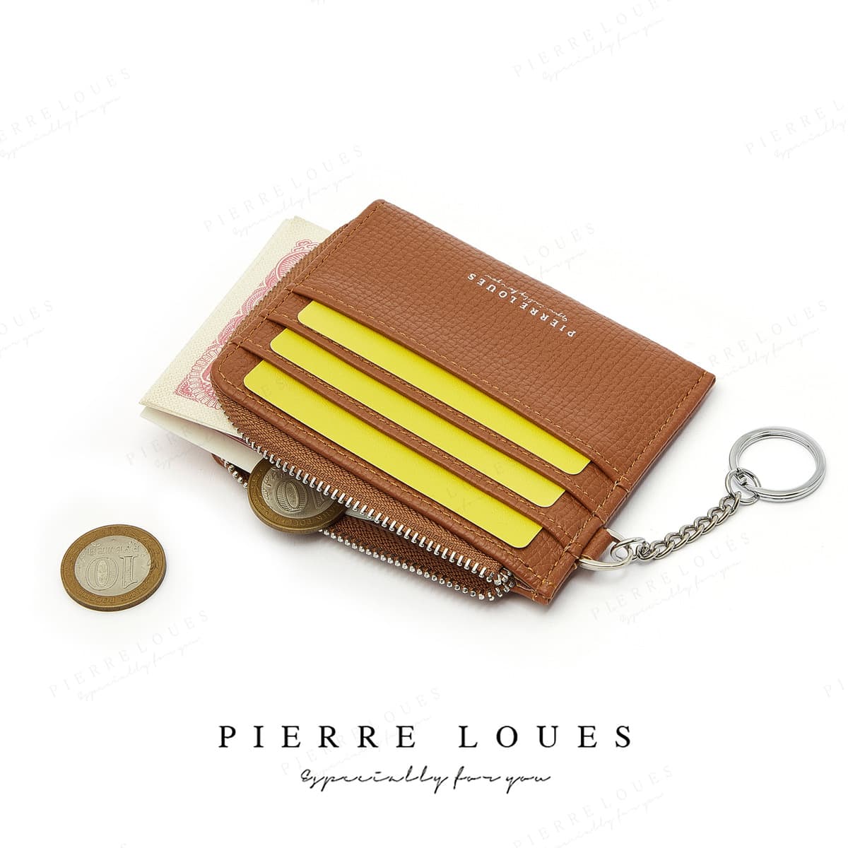 Трансграничный модный модный простой кошелек для монет, корейская версия, однотонный чехол для монет на молнии, небольшой...