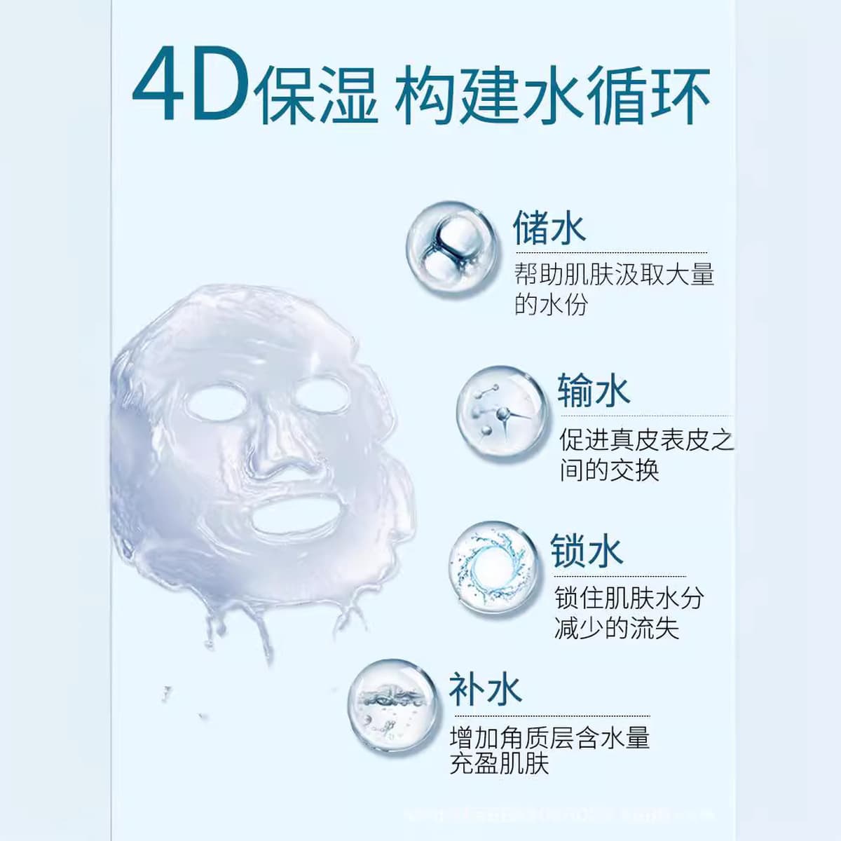 Увлажняющая маска с гиалуроновой кислотой Увлажняющая, восстанавливающая контроль жирности, конвергентный цвет кожи для...