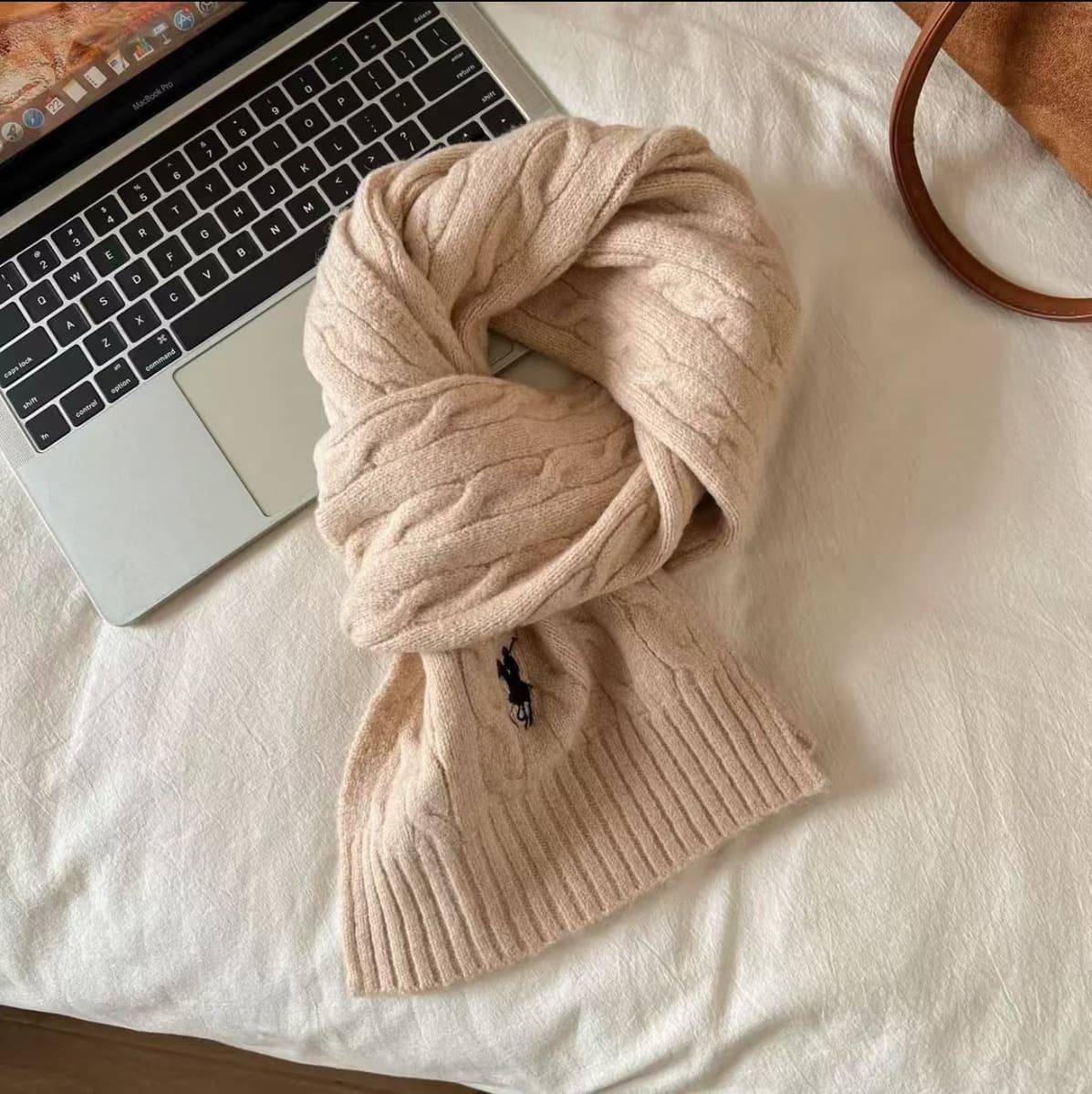 Долговечная репутация! Шерстяной вязаный шарф для пар, универсальный однотонный шарф-грелка для шеи, модный зимний корейский...