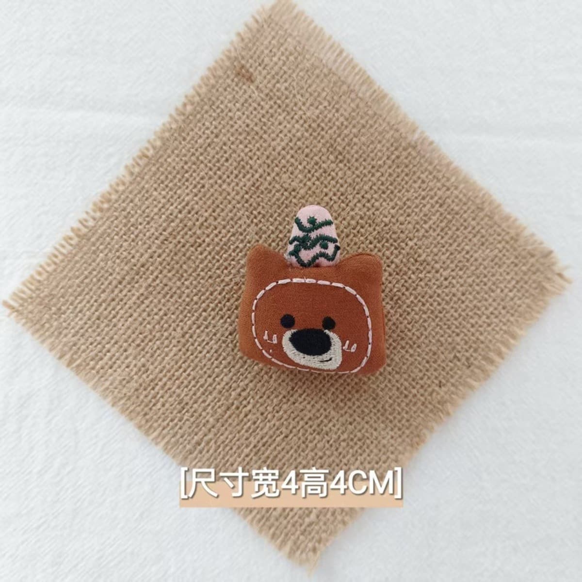 Корейская версия нового детского мультяшного тканевого корсажа, брошь с маленькими животными, милый и милый медведь, кролик,...
