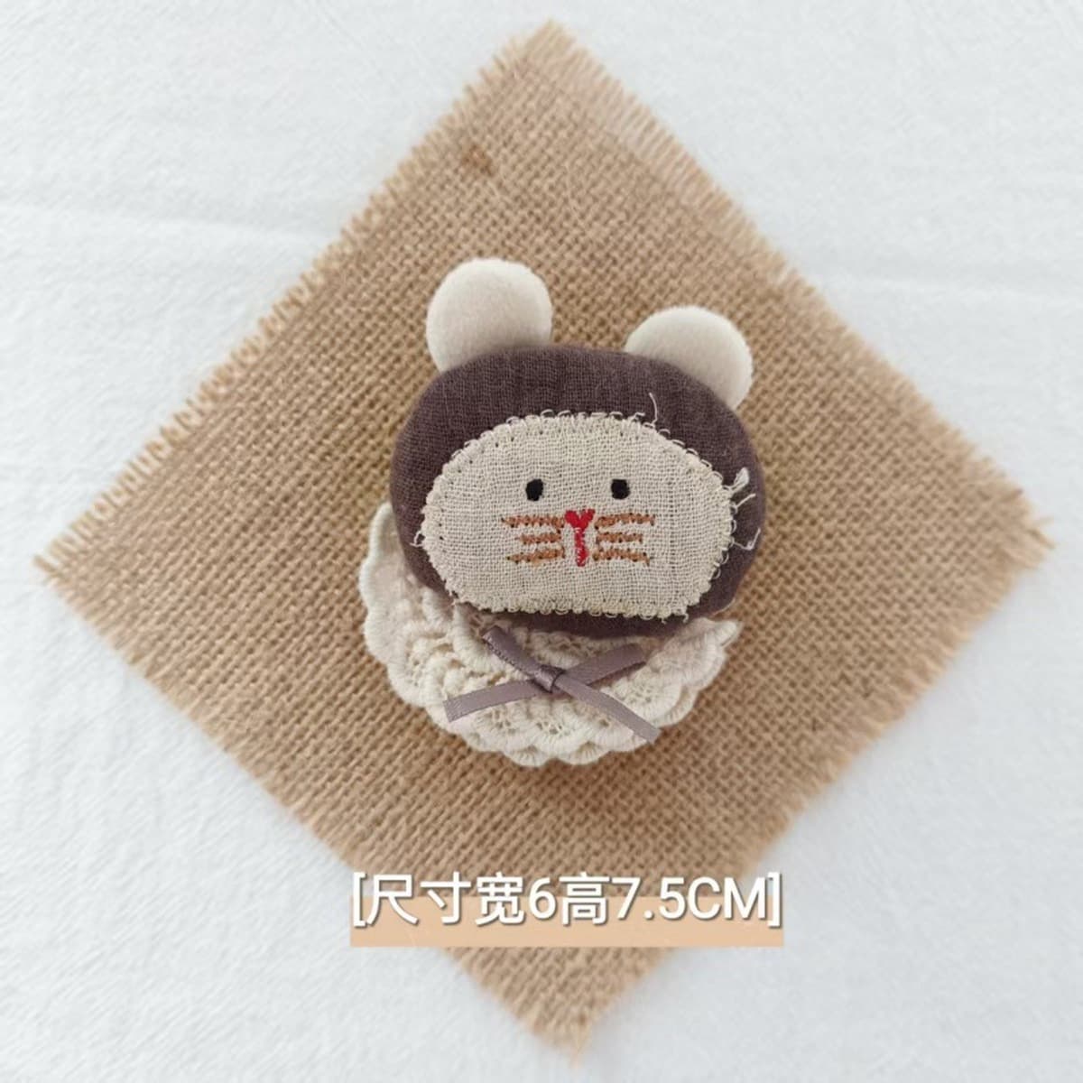 Корейская версия нового детского мультяшного тканевого корсажа, брошь с маленькими животными, милый и милый медведь, кролик,...