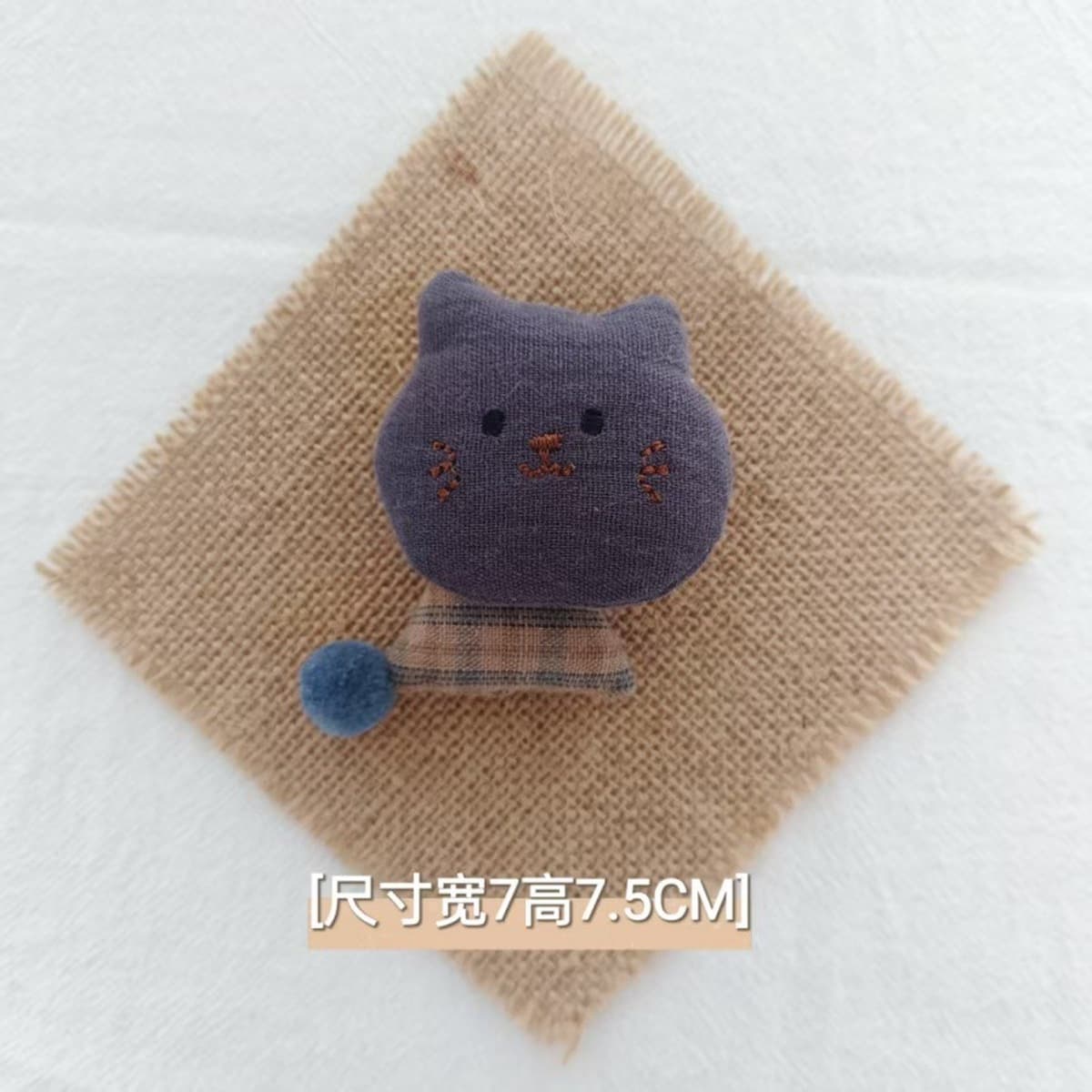 Корейская версия нового детского мультяшного тканевого корсажа, брошь с маленькими животными, милый и милый медведь, кролик,...