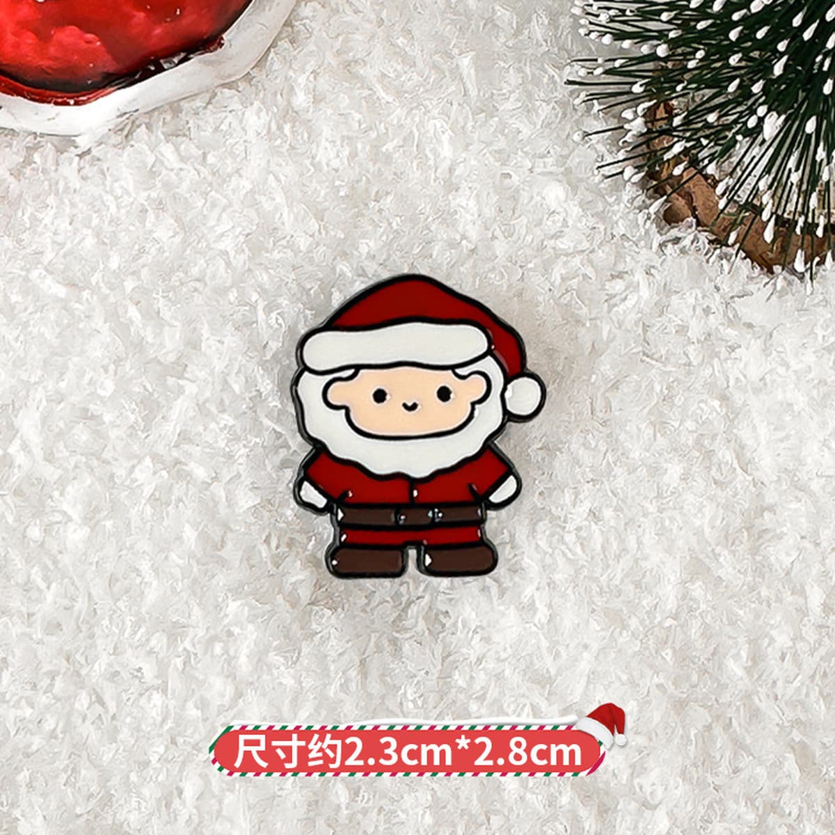 Рождественская брошь аксессуар милый мультфильм металлическая рождественская серия DIY капли масло значок булавка...