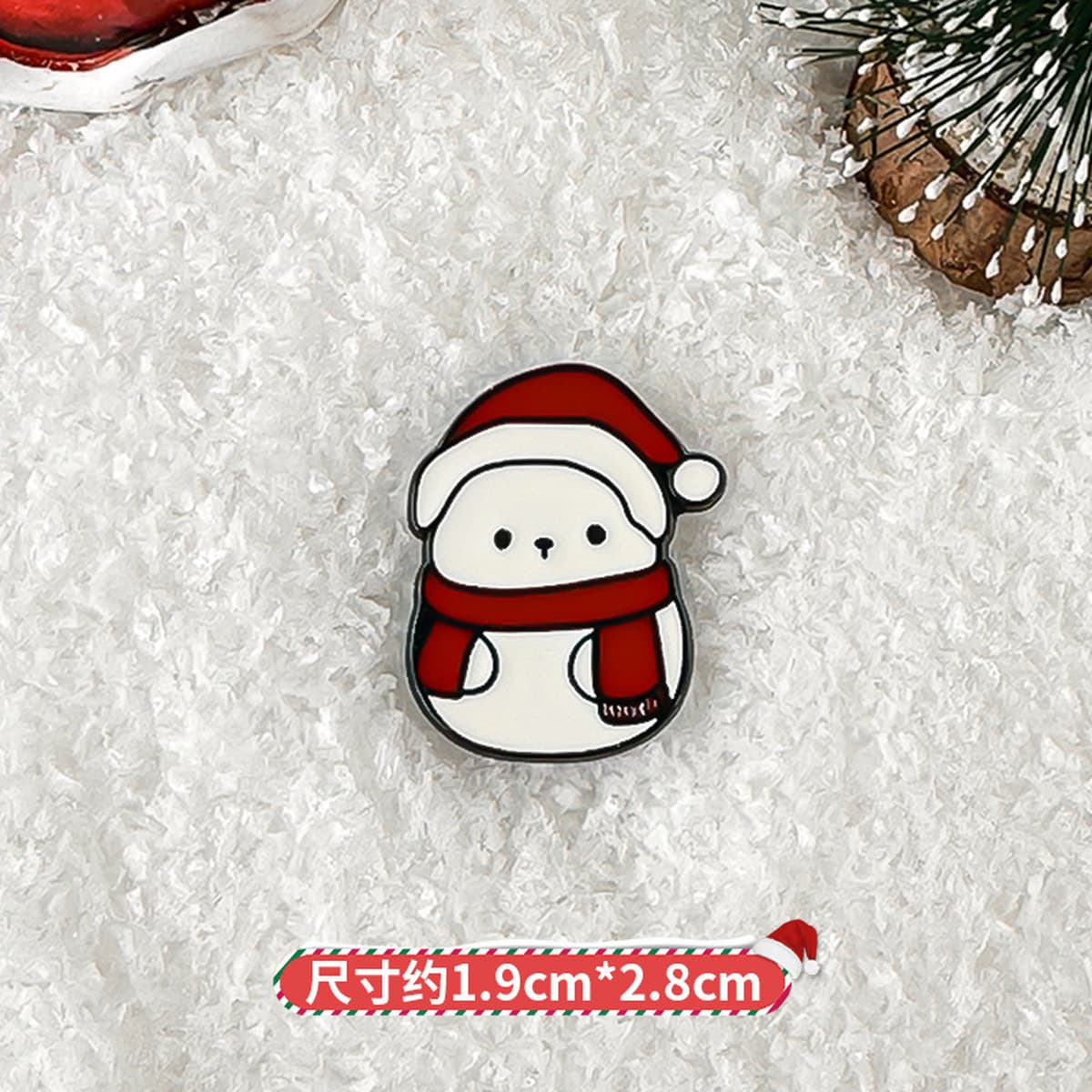 Рождественская брошь аксессуар милый мультфильм металлическая рождественская серия DIY капли масло значок булавка...