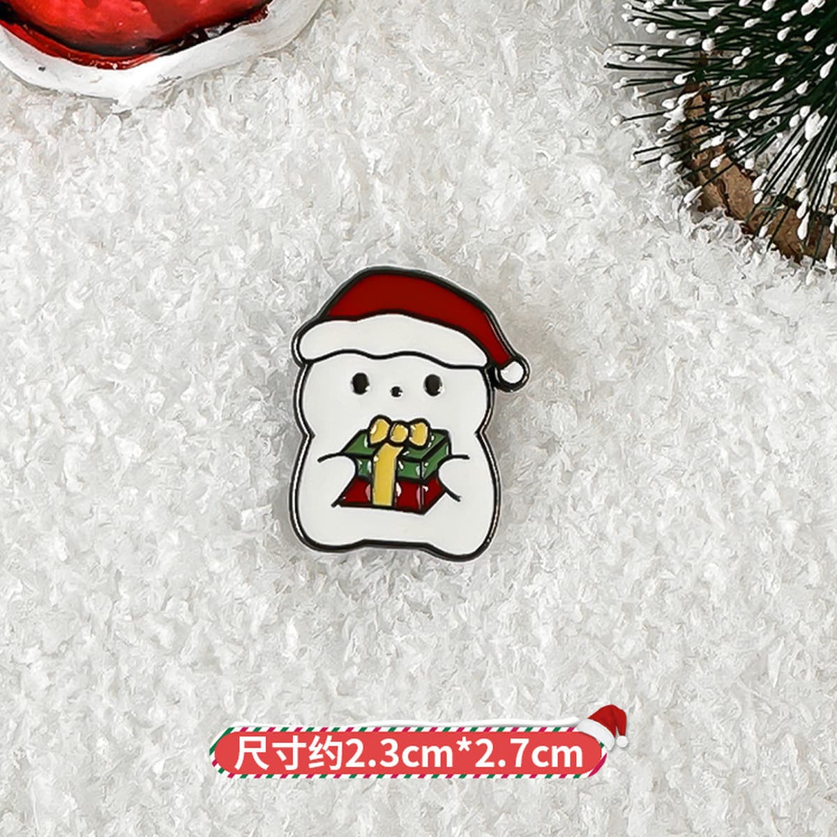 Рождественская брошь аксессуар милый мультфильм металлическая рождественская серия DIY капли масло значок булавка...