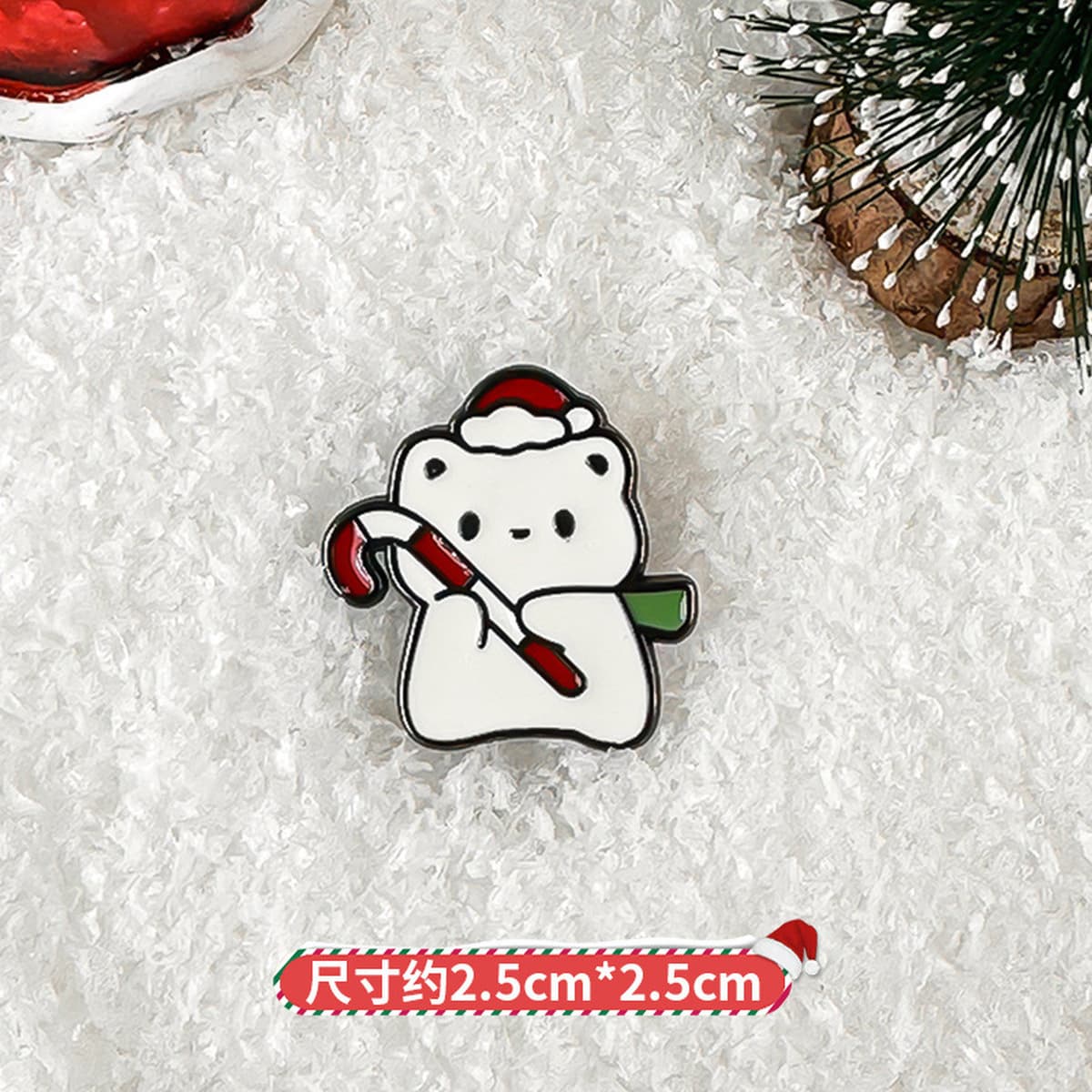 Рождественская брошь аксессуар милый мультфильм металлическая рождественская серия DIY капли масло значок булавка...