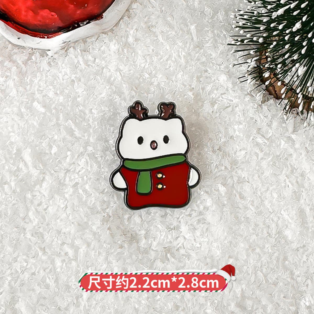 Рождественская брошь аксессуар милый мультфильм металлическая рождественская серия DIY капли масло значок булавка...