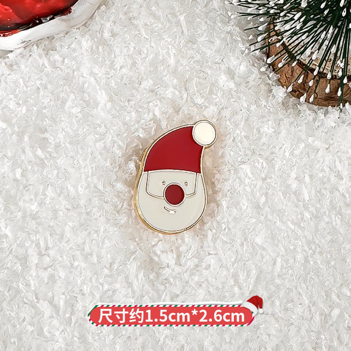 Рождественская брошь аксессуар милый мультфильм металлическая рождественская серия DIY капли масло значок булавка...